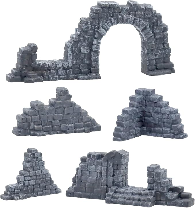 Warmtree Ruined Stone Walls Set, Terrain Scenery by Warmtree