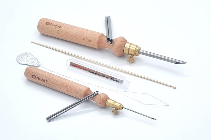 Nurge Premium Quality Punch Needle Kit, 3mm-4mm-5mm, 1.2 mm by Nurge