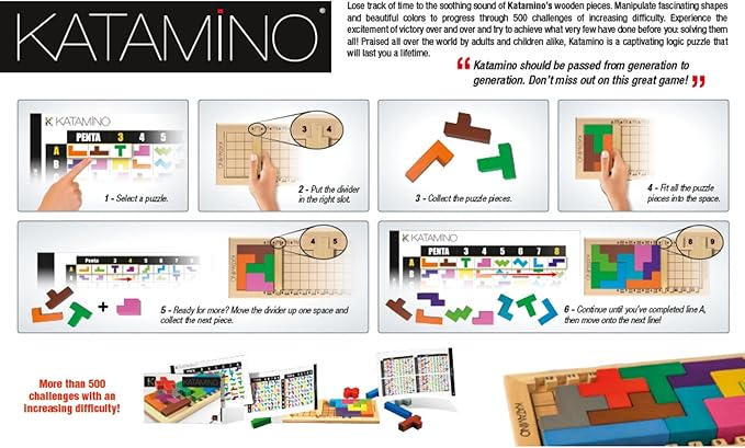 Katamino | The Original Wooden Pattern Building Puzzle Game - Image 3