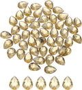 MECCANIXITY 50PCS Flat Back Acrylic Teardrop Gems 18x25mm Artificial Rhinestones by MECCANIXITY