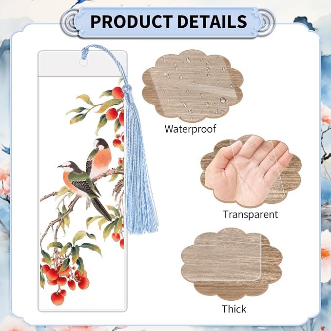 120 Sets Kraft Paper Blank Bookmarks - Image 3