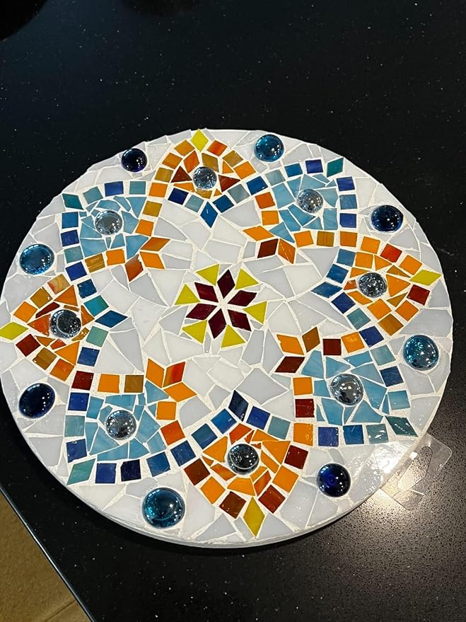 1.1LB Mixed Color Irregular Crystal Mosaic Tiles, Tiny Mini Mosaic Tile DIY - Image 6