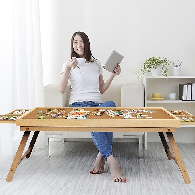 Puzzle Board 2000 Pieces, 41.3"x 27.9" Jigsaw Puzzle Table - Image 5