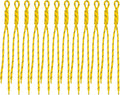 Paracord Keychain Paracord Bag Charm 12pcs Braided Nylon Rope Keychain Cord by Cmidy