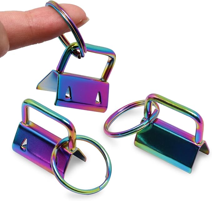 Key Fob Hardware, Key Lanyard, Keychain Making Kit Crafts DIY Supplies - Image 7