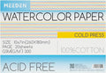 MEEDEN Watercolor Paper Block, 100% Cotton Watercolor Paper Pad of 20 Sheets by MEEDEN