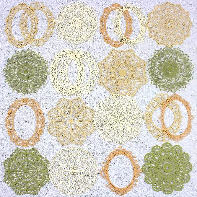 Vintage Scrapbook Paper Lace Cutouts - Image 2