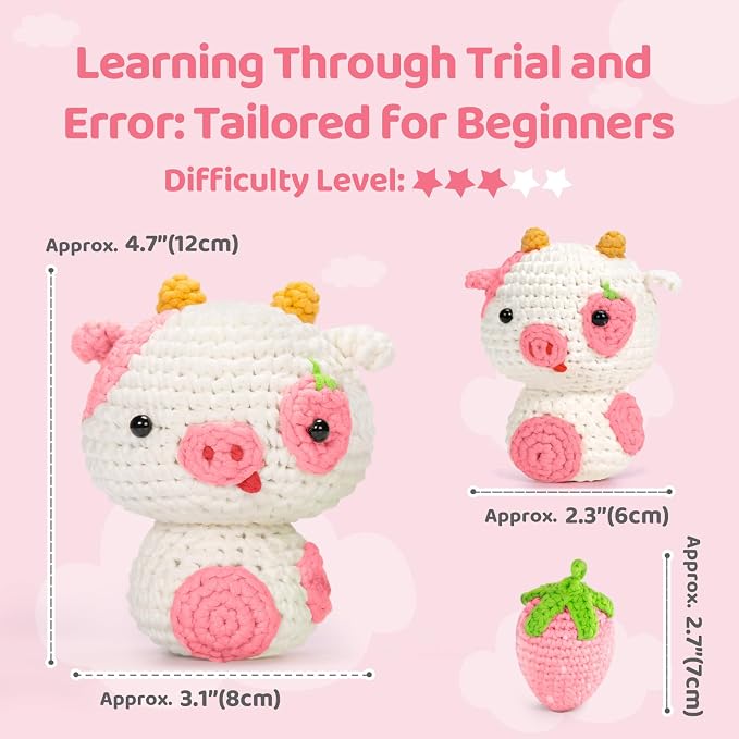 Mewaii Crochet Kit for Beginners Level 3 - Image 5