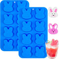 Webake Easter Bunny Ice Cube Molds, 8-Cavity Bunny Silicone Molds by Webake
