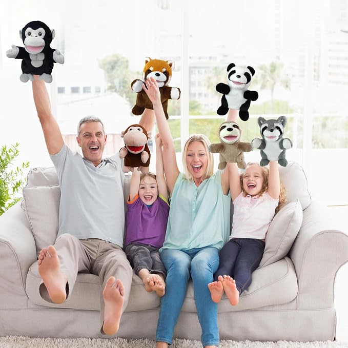 6 Pcs Animal Hand Puppets for Kids - Image 6