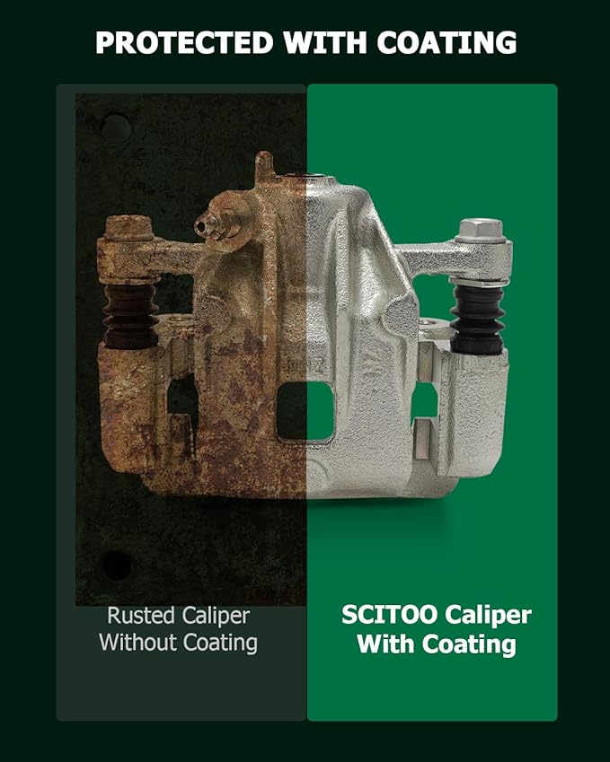 SCITOO Rear Left Brake Caliper With Bracket 19B3101 Fit For Hyundai For Sonata 06-08,For Hyundai For Tucson 05-09,For Kia For Magentis 07-10,For Kia For Optima 06-10,For Kia For Sportage 05-10