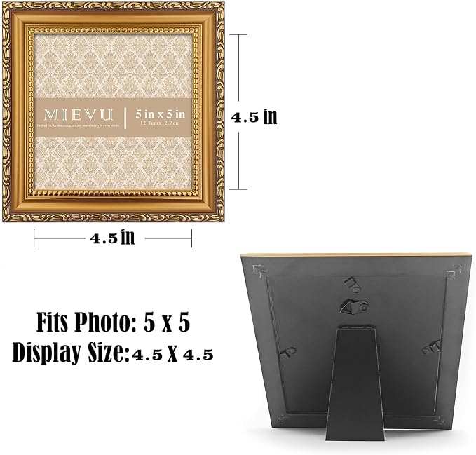 5×5 Gold Picture Frame - Image 3