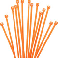 XINGO 1000 PCS 6 inch Cable Zip Ties, 18lb Strength, Small Tie Wraps Self-Locking Nylon Zip Ties for Indoor and Outdoor Use (Orange)