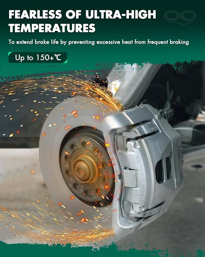 SCITOO Front Right Brake Caliper Without Bracket 184339 Compatible For Jeep Cherokee/Comanche, For Jeep Grand Wagoneer 93, For Jeep TJ 97-06, For Jeep Wagoneer 90, For Jeep Wrangler 90-95 97-06