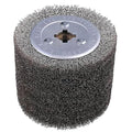 Surface Conditioning Tool Drum 4.7" x 4" Stainless Steel Wire Brush Drum (0.29mm Wire) Abrasive Wire Wheel for Metal Surface Polishing Grinding Removing