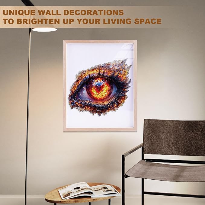 Ember Eye Puzzles Adults Gifts Wooden 220 Pieces 13.4 * 12.2in - Image 7