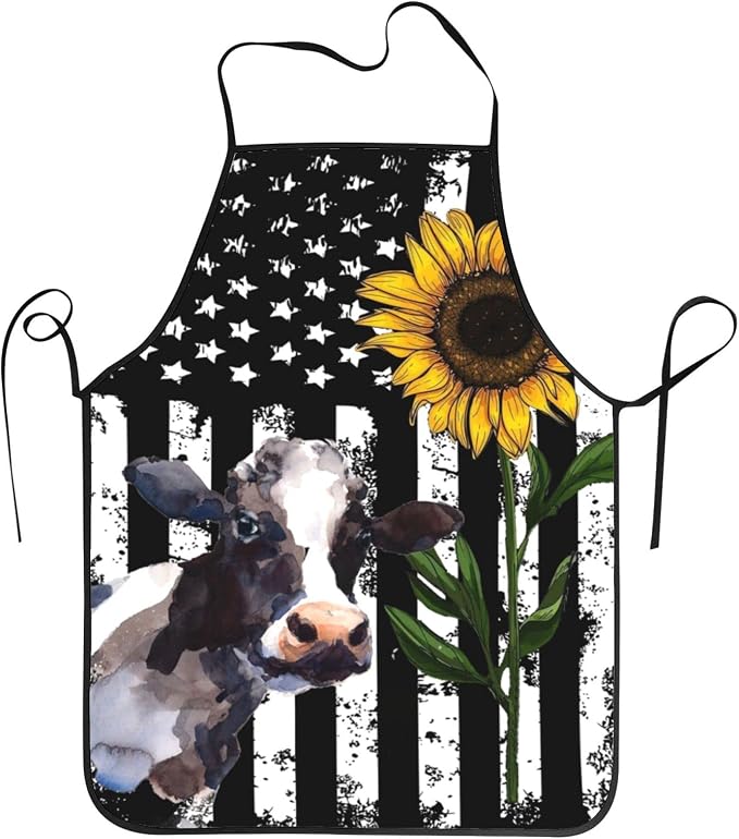 Apron Cooking Chef Work Shop Women Men Baking Decorations Painting Bbq Grilling by Unknown