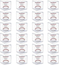 Baseball Display Case, 24 Pack Clear Acrylic Cube Holder Set | Dustproof Clear by KALOPEZY