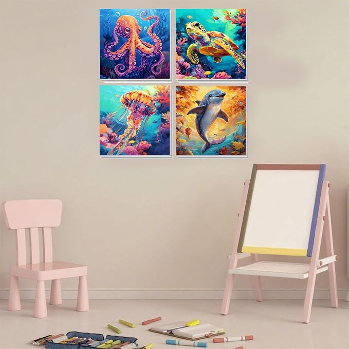 Arttoplus 4 Pack Paint by Numbers Kit - Image 4