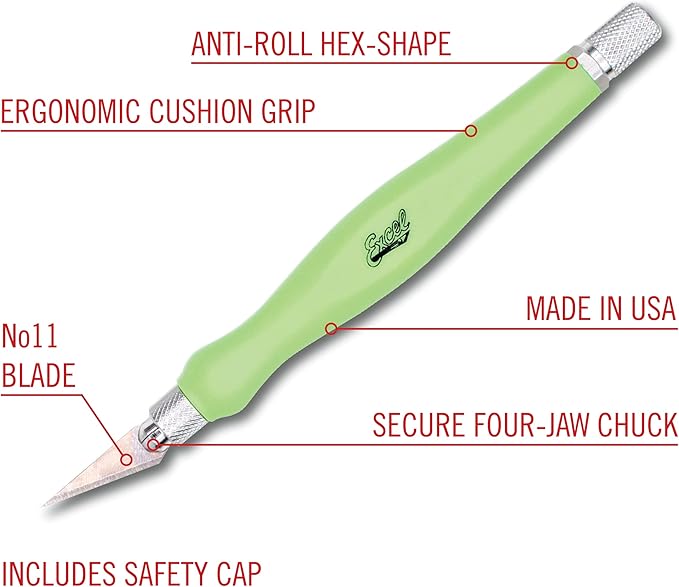 Excel Blades Fit Grip Craft Knife - Image 2