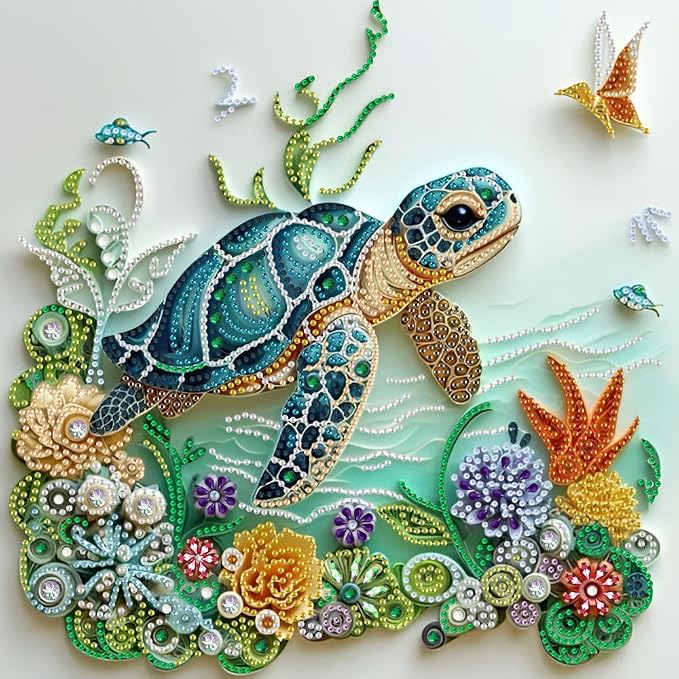 Sea Turtle Animal Diamond Painting Kits by ZQEATRY