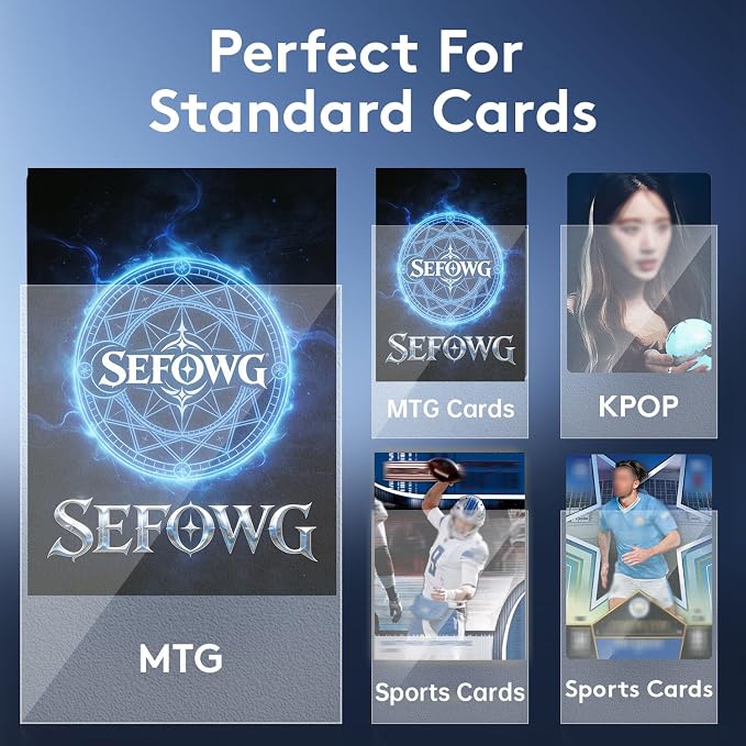 1200 Count Clear Card Sleeves, Matte Card Sleeves, Standard Magic Cards Sleeve - Image 6