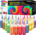 DIY Tie Dye Kits, Emooqi 32 Colours All-in-1 Tie Dye Set Contain 32 Bag Pigments by Emooqi