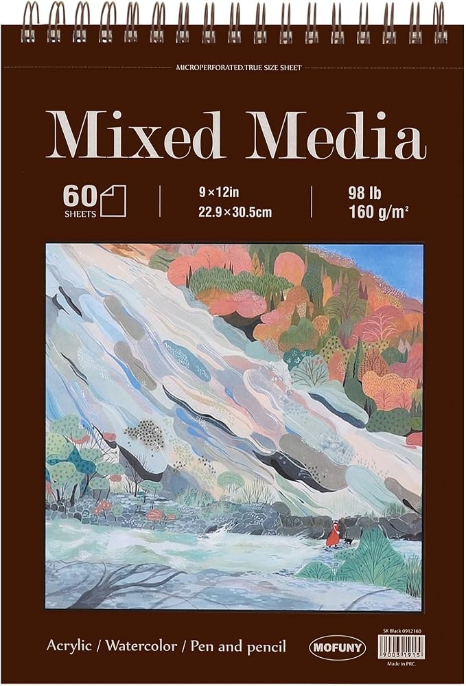 Mixed Media Sketchbook 9" x 12" - Image 9