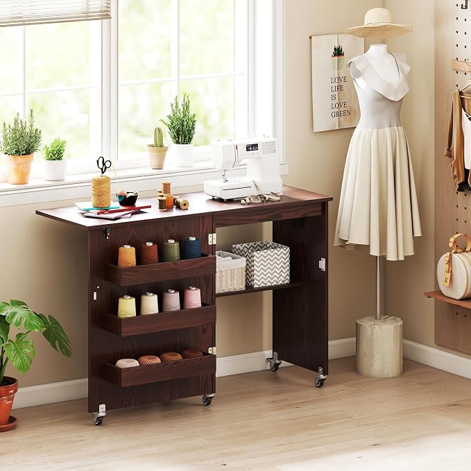 Giantex Folding Sewing Table - Image 2