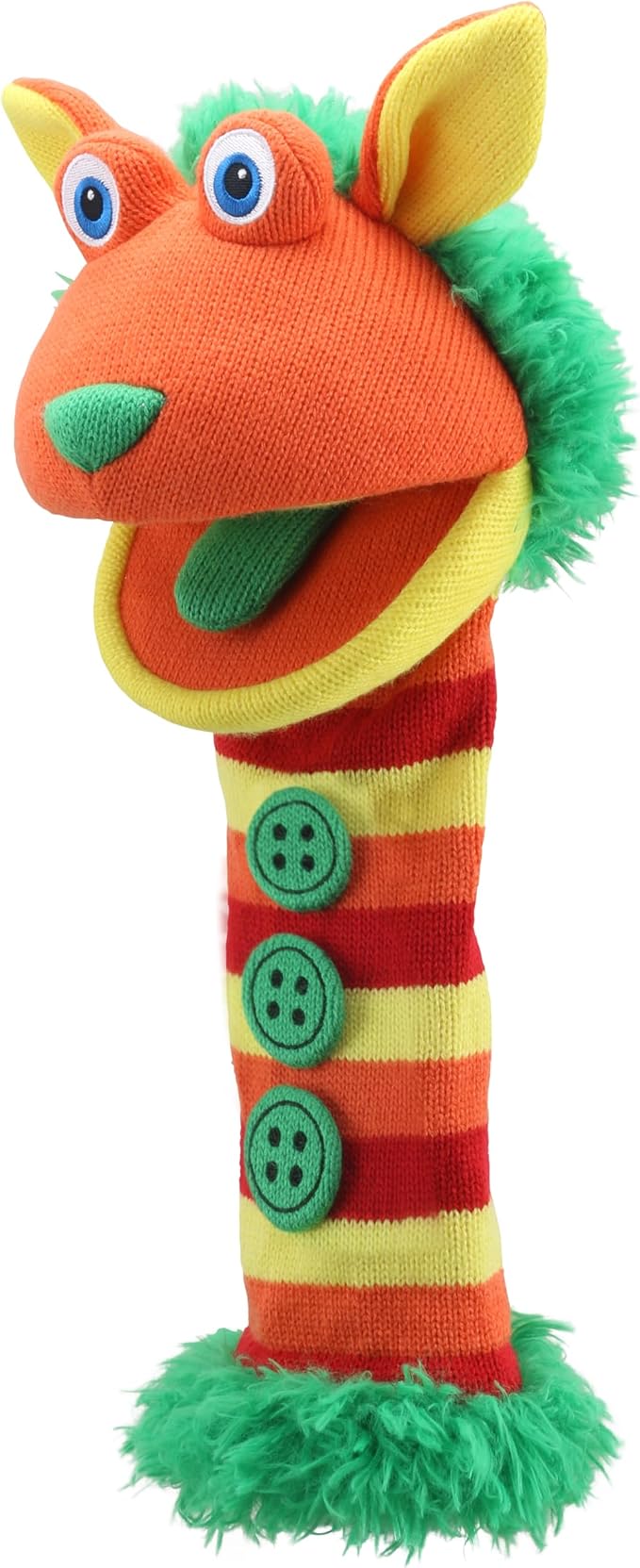 The Puppet Company Knitted Buttons Hand Puppet - Image 2