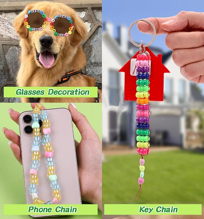4000Pcs 84 Colors Pony Beads for Bracelet Making Kit, Rainbow Kandi Beads - Image 6