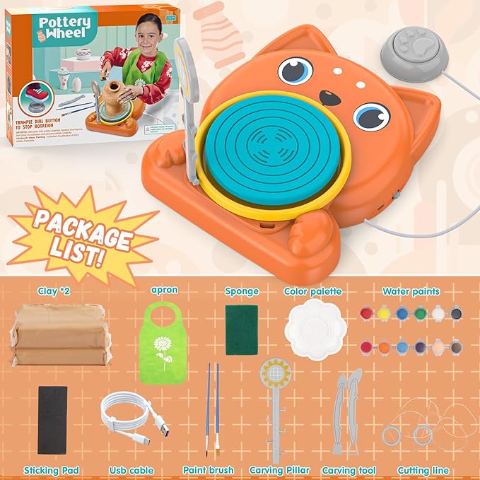 Aujazyble Pottery Wheel for Kids - Image 2