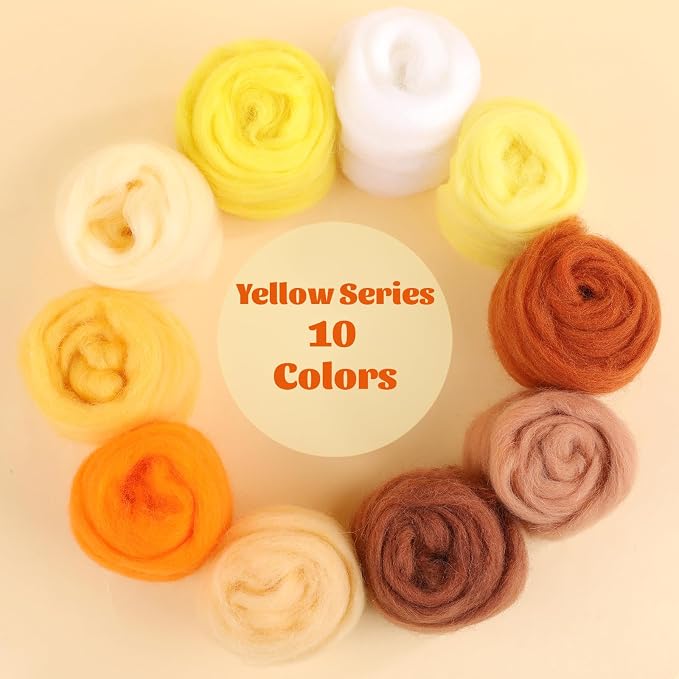 ZXIIXZ 100g Felting Wool Needle Felting Kit - Image 3