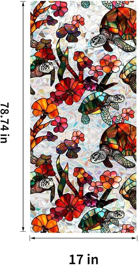 Magnolia Flower Window Privacy Film - Image 2