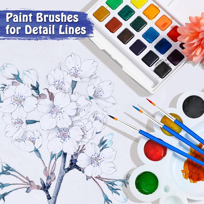 anezus 100Pcs Paint Brushes Bulk Small, - Image 6