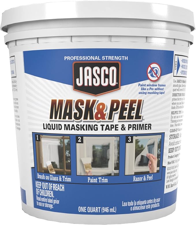 JASCO Liquid Mask & Peel, Liquid Masking Tape, 1 Quart by JASCO