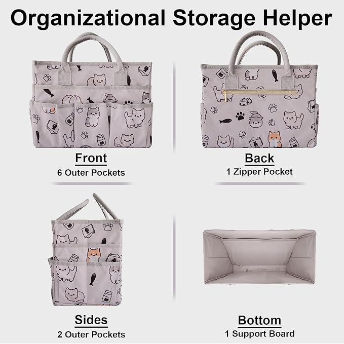 Cupohus Craft Organizer Tote Bag – Art Organizer, Craft Caddy - Image 4