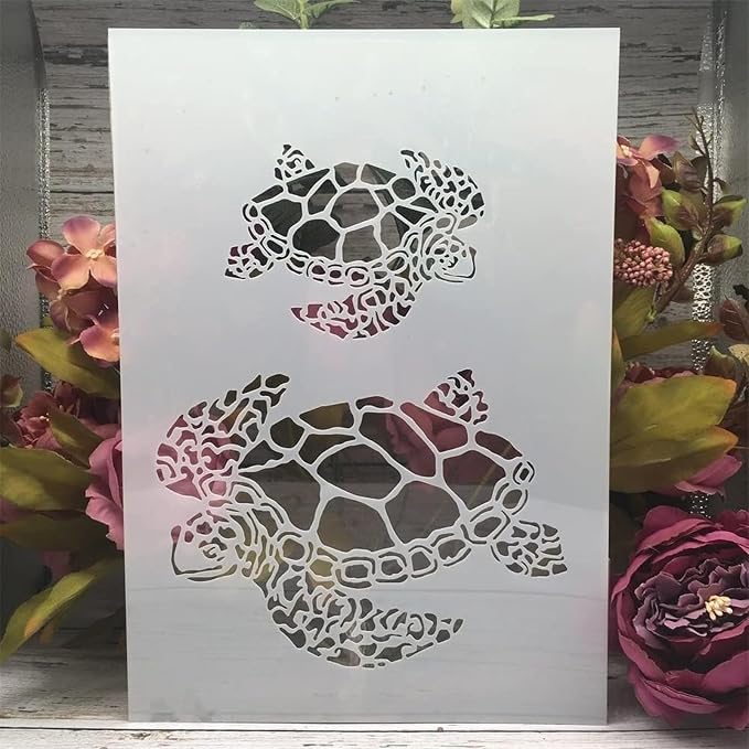 TIAMECH A4 Reusable Sea Turtle Stencil - Image 6