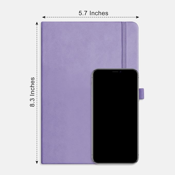 RETTACY Lined Journal Notebook, 192 Numbered Pages, A5 Size | Leather Hardcover - Image 9