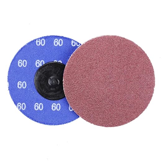 BHA Aluminum Oxide Quick Change Sanding Discs, 3", 60 Grit - 25 Pack
