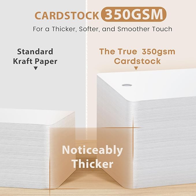 120 Pcs Blank Bookmarks to Decorate - Image 3