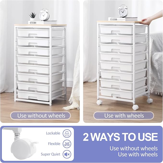 SYKIARIOL Rolling Storage Cart - Image 8