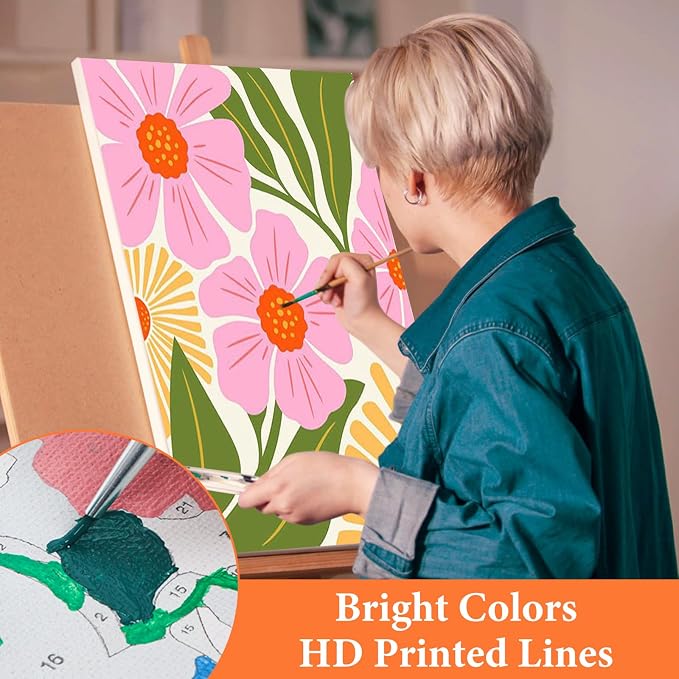 Fountor 6 Pack Paint by Numbers Kit - Image 5
