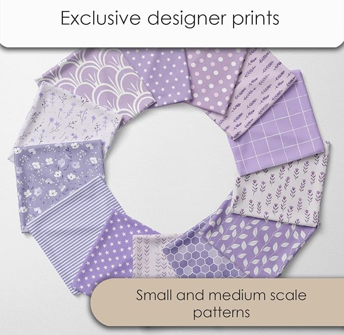 Cotton Satin Patchwork Fabric Panel – 35 Designs, 20×20 cm Squares, Single - Image 3