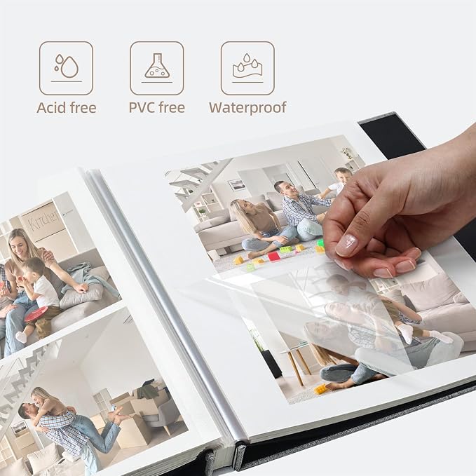 Vienrose Photo Album Self Adhesive 4x6 5x7 3x5 8x10 Scrapbook Album DIY Scrap - Image 4