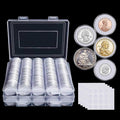 240 Pieces 30mm Coin Capsules Coin Holders by Suremita