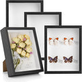 Hacaroa Set of 4 Shadow Box Picture Frame, 8 x 6 Inches Wood Frame Memory by Hacaroa