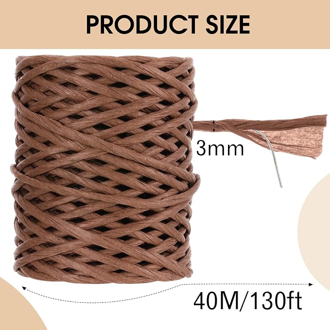 Syhood 130 Feet Floral Wire Rustic Vine Bind Wire - Image 2