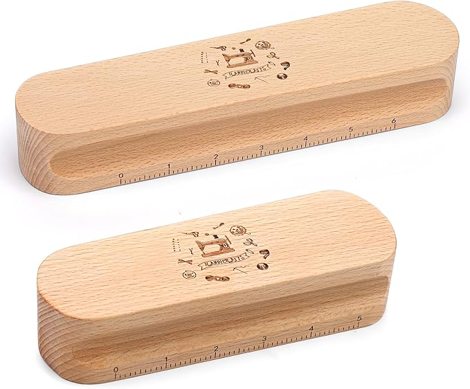 Fteven Tailors Clapper for Quilting, 2Size Wooden Professional Hardwood Clapper by FTEVEN