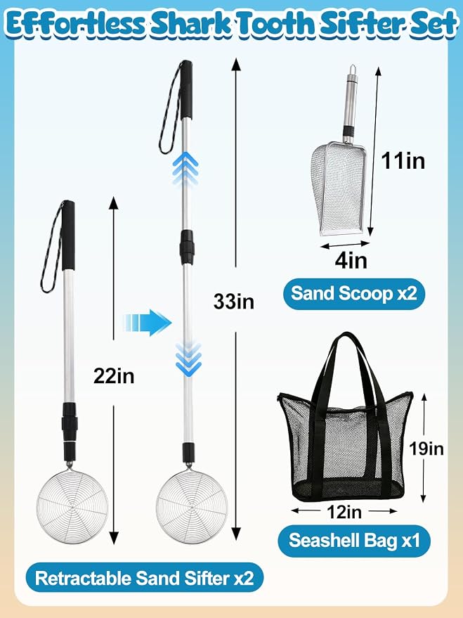 Effortless Shark Tooth Sifter Set - Image 3